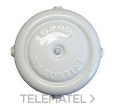 FONTINI - CAJA REGISTRO REDONDA CERAMICA Ø115 MM BLANCA