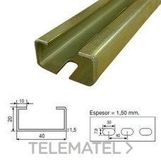 GAESTOPAS - ML PERFIL C PERFORADO 40X20MM