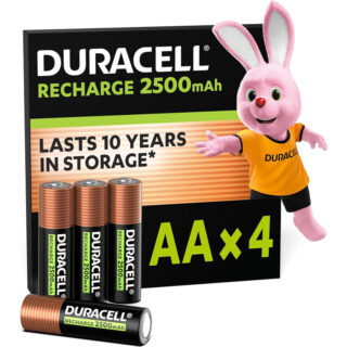 DURACELL - BLISTER 4 RECARGABLES AA 2500MAH