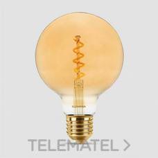 ILUMINIA - LAMP. LED G95 AMBAR E27 4W 2200K REG. - Imagen 2