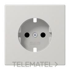 JUNG - PLACA SCHUKO LS990 GRIS CLARO
