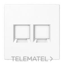 JUNG - PLACA TELEF. 2XKEYSTONE LS990 B.ALP.