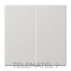 JUNG - TECLA DOBLE LS990 GRIS CLARO
