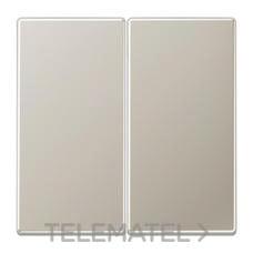 JUNG - TECLA DOBLE LS ACERO