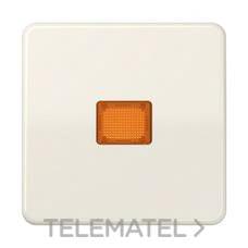 JUNG - TECLA SENCILLA C/VISOR CD500 B.MARFIL