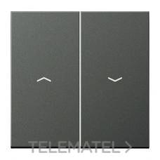 JUNG - TECLA DOBLE PERS. LS990 AL. ANTRACITA
