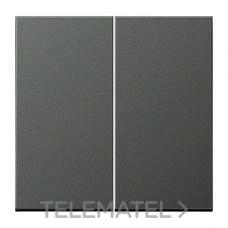 JUNG - TECLA DOBLE LS990 AL. ANTRACITA