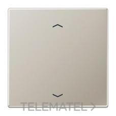 JUNG - TECLA SIMPLE PERS. LS ACERO
