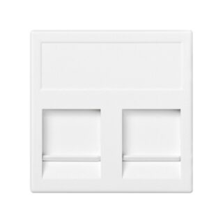 SIMON - PLACA 2M K45 2XRJ45 SYSTIMAX B. NI.