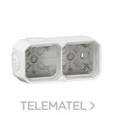 LEGRAND - CAJA SUPERFICIE 2X P55C BLANCO