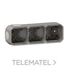 LEGRAND - CAJA SUPERFICIE 3X P55C GRIS