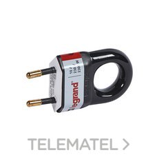 LEGRAND - CLAVIJA BIPOLAR 2P 10A NEGRO
