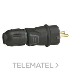 LEGRAND - CLAVIJA SCHUKO CAUCHO IP44 PRENSA.