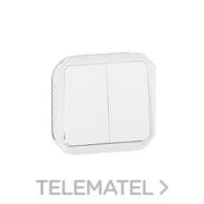LEGRAND - CONM. O PULS. DOBLE P55C BLANCO
