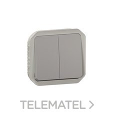 LEGRAND - CONM. O PULS. DOBLE P55C GRIS