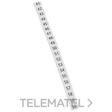 LEGRAND - ETIQUETA 0.5-1.5MM² NUMEROS 41-60