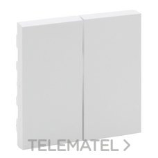LEGRAND - TECLA DOBLE NILOE STEP BL. MATE
