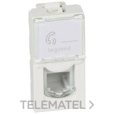 LEGRAND - TOMA RJ11 MOSAIC 1 M. BLANCO