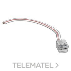 LUZ NEGRA - CONECTOR CON CABLE 1M P/TIRA ESTANCA