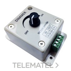 LUZ NEGRA - DIMMER LEDS 12/24V C/MANDO ROT
