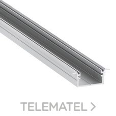 LUZ NEGRA - ML PERFIL PARA LED BXL ALUMINIO