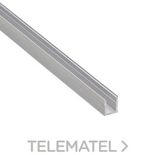 LUZ NEGRA - ML PERFIL PARA LED N MINI ALUMINIO
