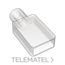 LUZ NEGRA - TAPA SILICONA PARA CONEXION TIRAS LED