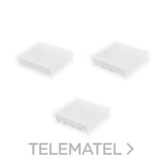 LUZ NEGRA - TAPA FINAL SILICONA PARA TIRAS LED