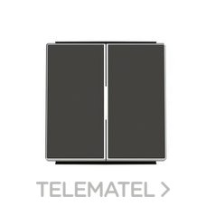 NIESSEN - TECLA DOBLE SKY NEGRO SOFT