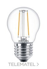 PHILIPS - LAMP. LED ESFER. CLARA E27 2W 827 REG.