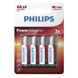 PHILIPS - BLISTER 4 PILAS LR6 1.5V POWER ALCAL.