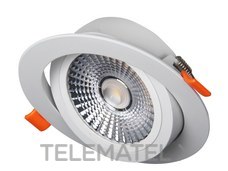 QUOLED - EMPOT. REDONDO BASCULANTE 6W 840 B