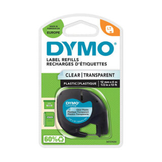DYMO - CINTA PLASTICA P/LETRATAG TRANSPAR.