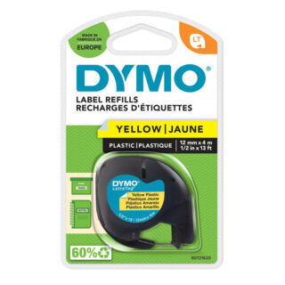 DYMO - CINTA PLASTICA P/LETRATAG AMARILLA