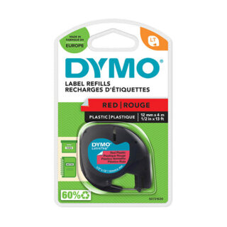 DYMO - CINTA PLASTICA P/LETRATAG ROJO