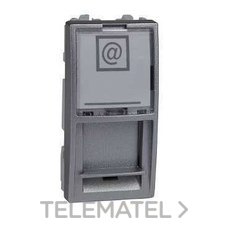 SCHNEIDER ELECTRIC - PLACA RJ45 UNICA EST. ALU. U9.461.30