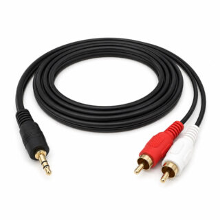 SILVER SANZ - CONEXION 1 JACK EST. 3,5 M/2 RCA M 1,8M