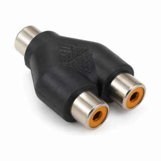 SILVER SANZ - ADAPTADOR RCA 1 HEMBRA A 2 HEMBRAS