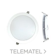 SILVER ELECTRONICS - DOWN. LED RED. EMP. 18W 830 BL