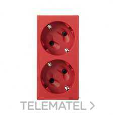 SIMON - BASE 500 DOBLE SCHUKO ROJO