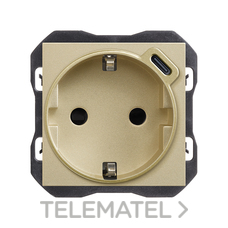 SIMON - BASE SCHUKO + USB C 270 CAVA