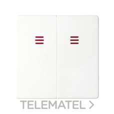 SIMON - TECLA DOBLE C/VISOR 82 B.NIEVE