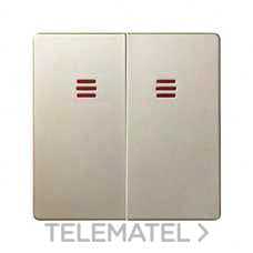 SIMON - TECLA DOBLE C/VISOR 82 CAVA MATE