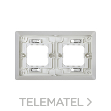 SIMON - MARCO EMPOT. 2XH 44 S/MARCO IP55 GRIS