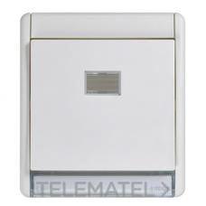 SIMON - MARCO C/ TECLA SIMPLE 44 IP55 BL.