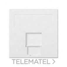 SIMON - PLACA 500 1XRJ45 KEYSTONE BLANCO