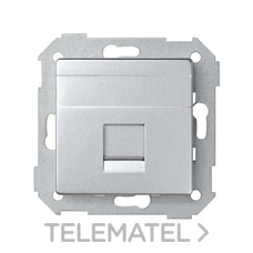 SIMON - PLACA 1XRJ AMP 82 ALUMINIO