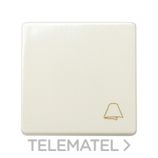 SIMON - PULSADOR CAMPANA 27 45X45 B.MARFIL