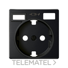 SIMON - TAPA BASE SCHUKO + USB A+C 82 N. MATE