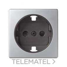 SIMON - TAPA BASE SCHUKO 82 ALUMINIO MATE